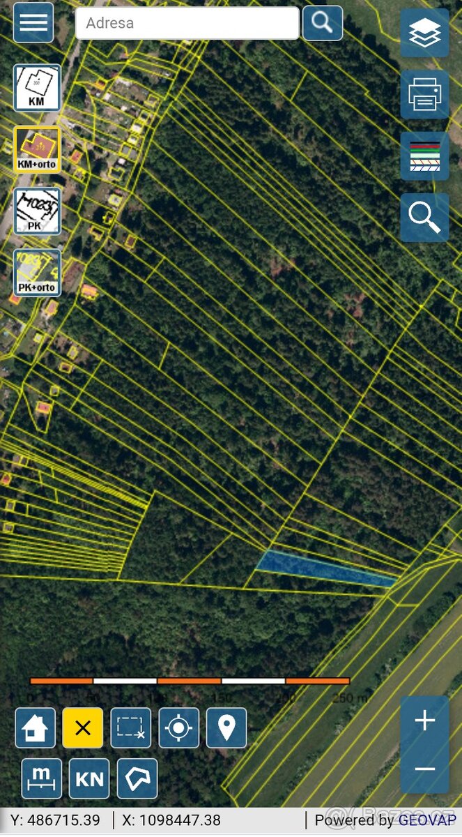 Lesní pozemek 2883m2 - 2