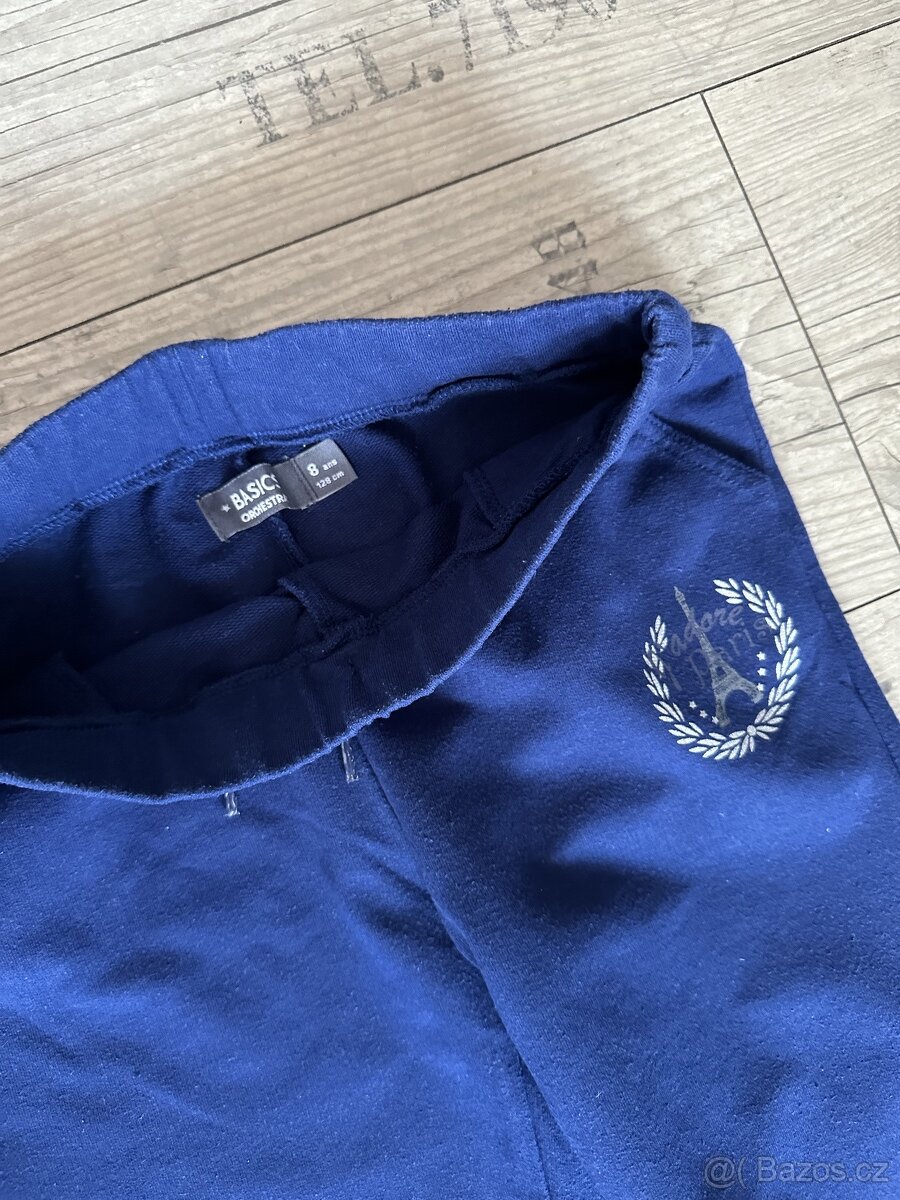 Dívčí tepláky, vel.128 - 2