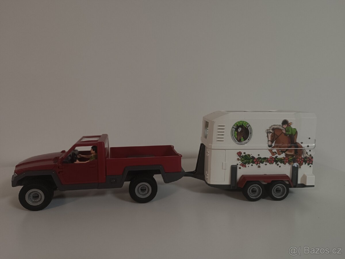 Schleich auto přívoz a kůň - 2
