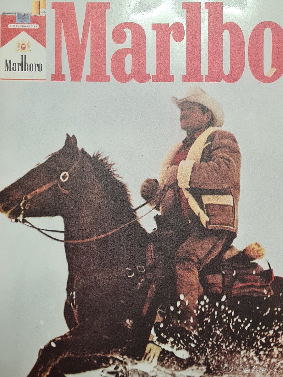 Kovová cedule 40x30 VELKÁ-MARLBORO 3 - 2