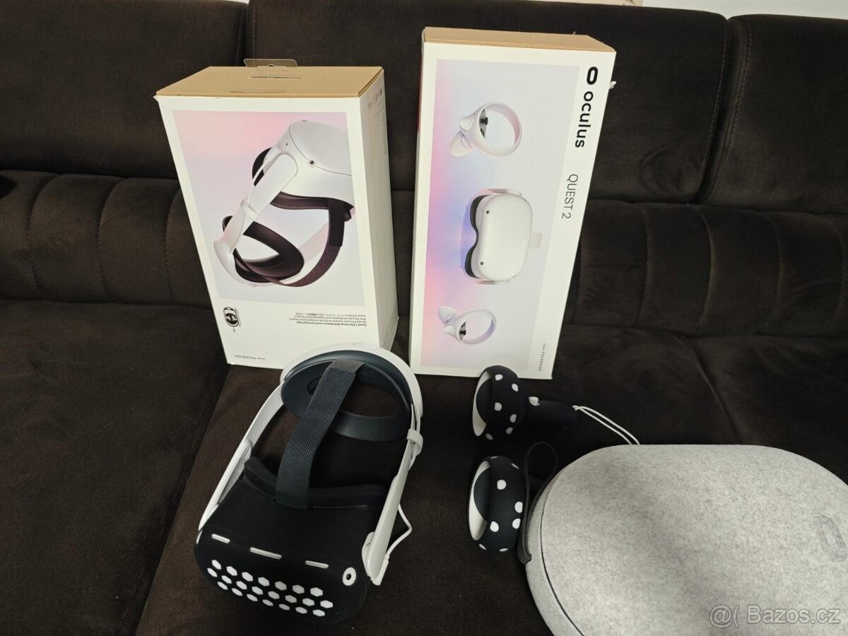 VR Headset Oculus (Meta) Quest 2 + Elite Strap s baterií - 2