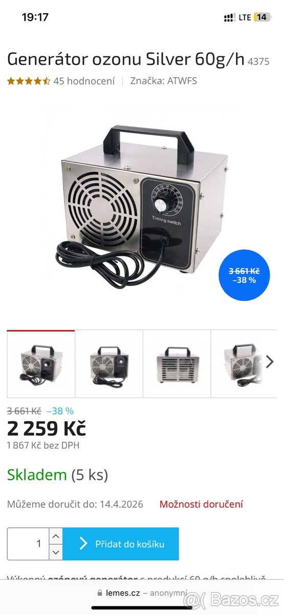 Generator ozonu / ozonovac - 2