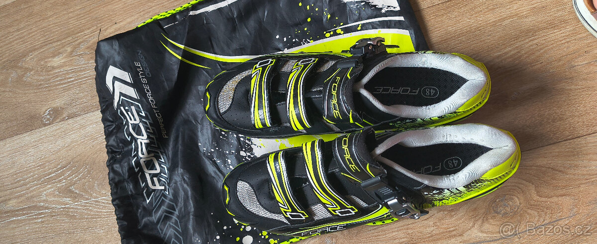 Cyklistické tretry Force MTB Carbon Devil - 2