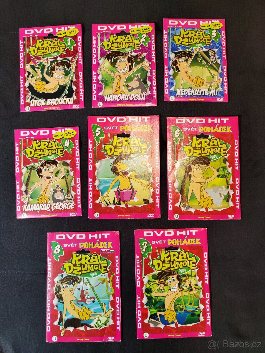 8x dětské dvd Král džungle - 2