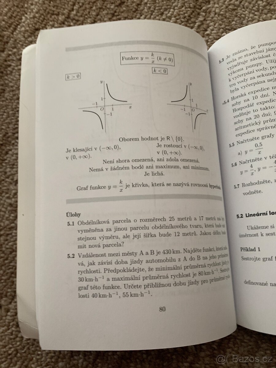 Matematika funkce - 2