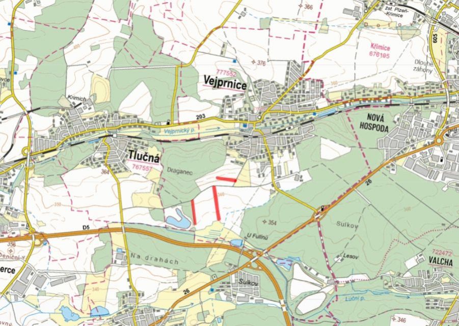 Zemědělská půda, prodej, Vejprnice, Plzeň sever - 2