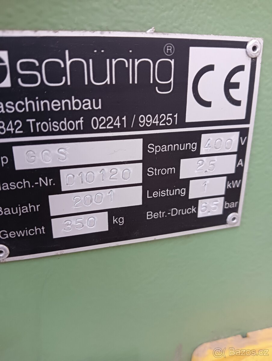 Automat - fréza a vrtačka na okenní kličky schuring GOS - 2