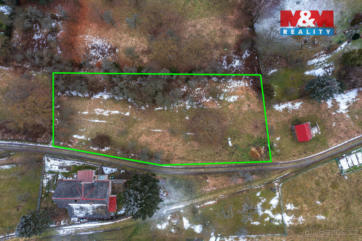 Prodej zahrady, 1537 m², Radeč u Horní Police, Žandov - 2