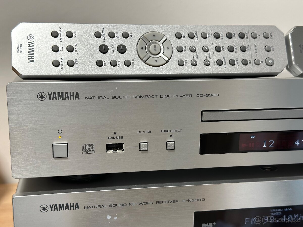 YAMAHA RN-303D + CD-S300 RECEIVER + CD PŘEHRÁVAČ - 2