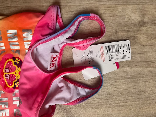 Plavky Trolls vel. 128, 7-8 let - 2