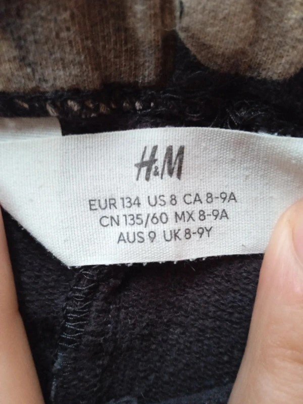 Džeginy s medvídky zn. H&M vel. 134 - 2