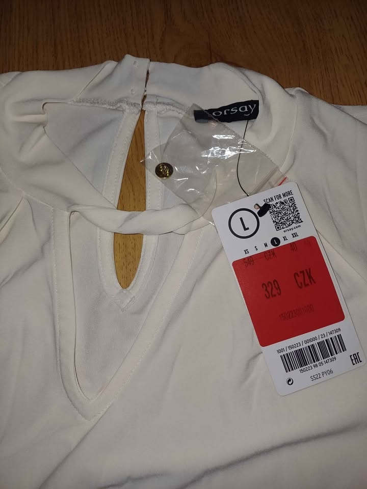 Dámská společenská halenka nová, Orsay, vel L - 2