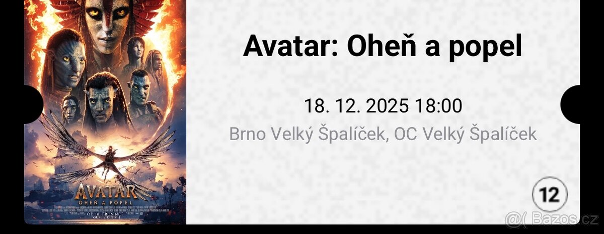 Avatar 3 - Brno 18.12. - 2