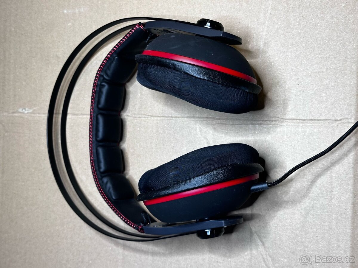 TUF Gaming H7 Core herní sluchátka červená Krátkodobě pou - 2