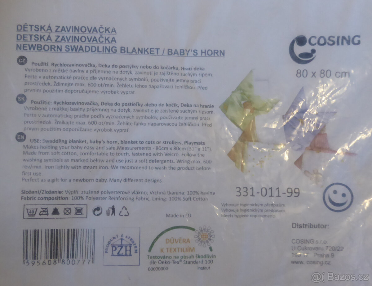 Zavinovačka pro miminko - 2