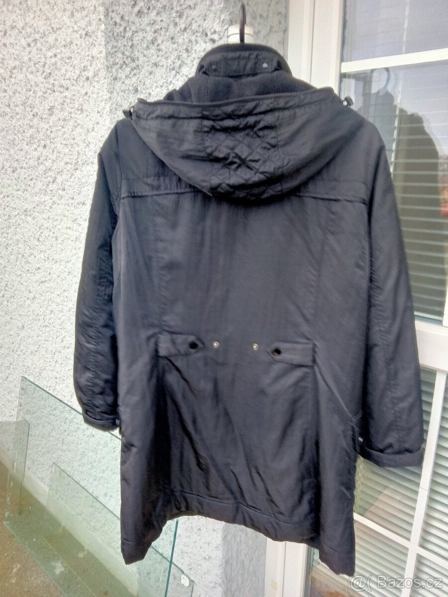 Dámská černá delší bunda YESSICA vel. 44 - 2