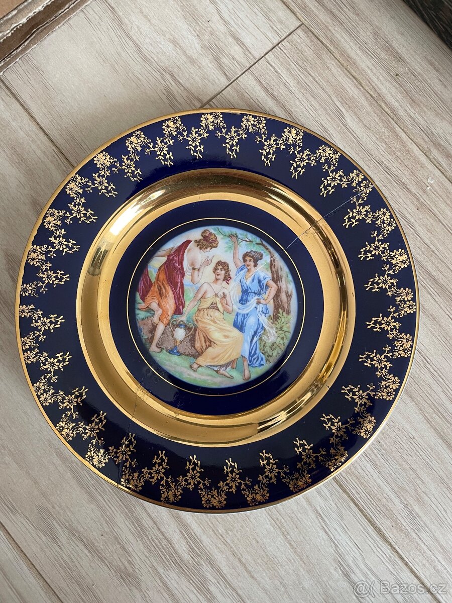 EpiagDF, dekorativní talířek, Tři Grácie, Karlsbad - 2