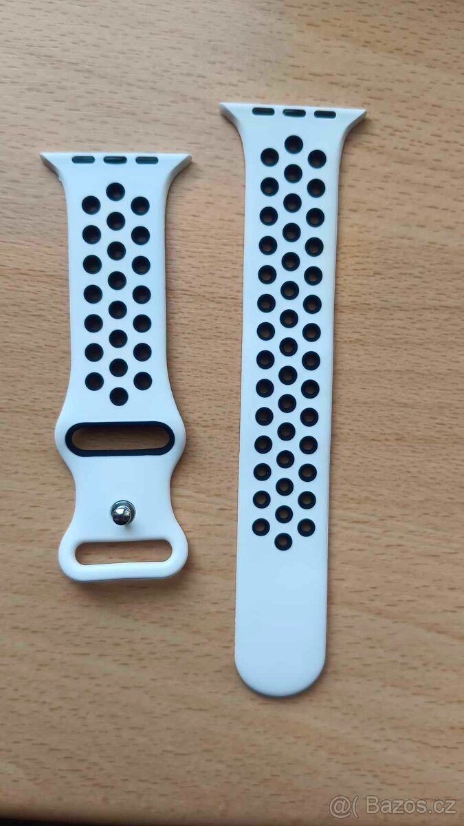 Apple Watch 42/44/45/49 sportovní bílý řemínek - 2
