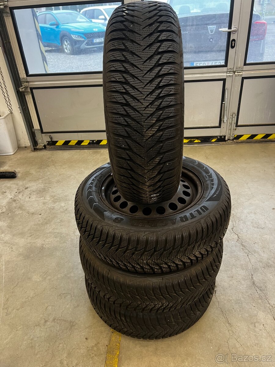 SADA ZIMNÍCH KOL OPEL 4x100 195/65R15 90% - 2