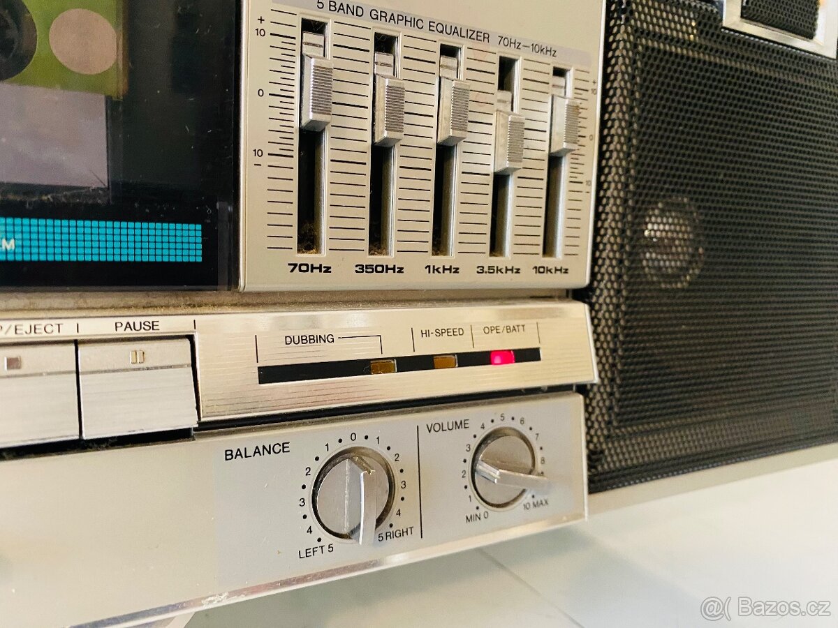 Radiomagnetofon Aiwa CA-W50, rok 1986 - 2