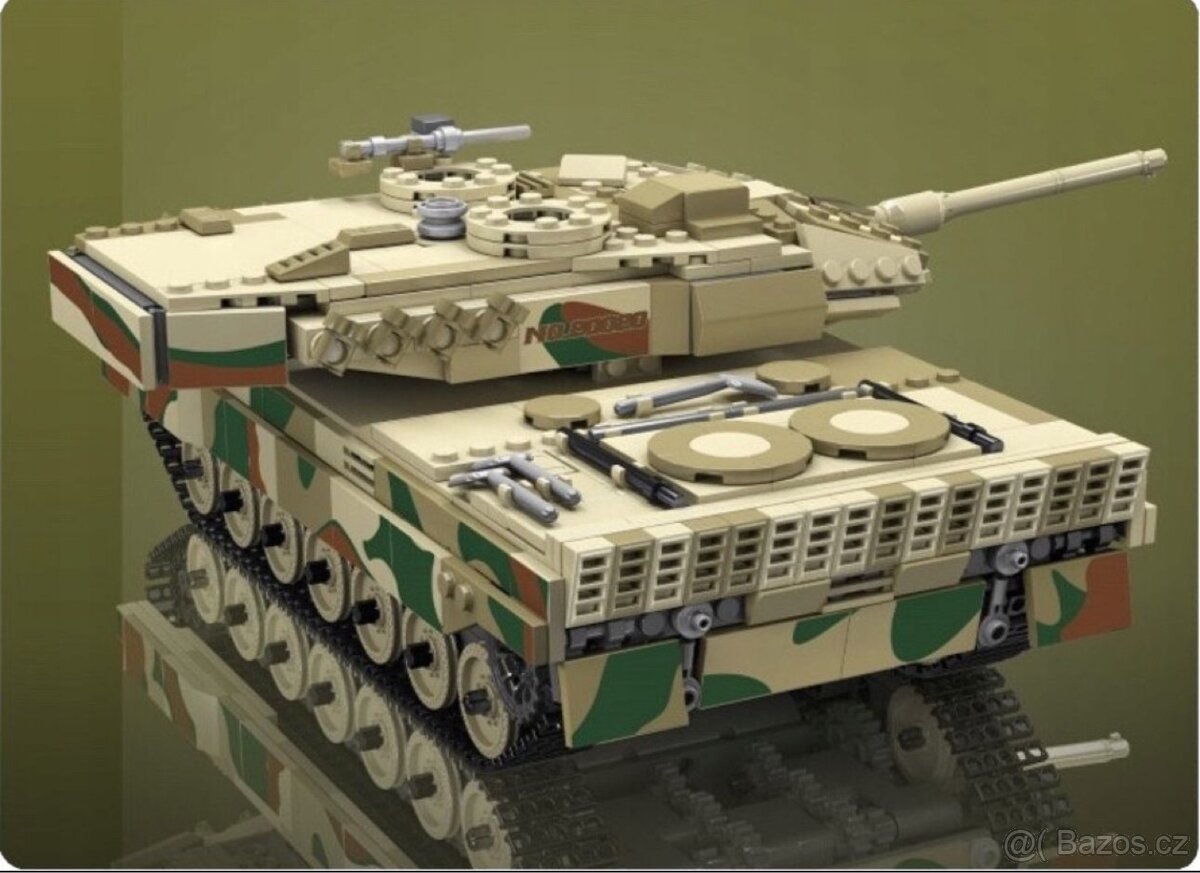 Mould King 20020 Německý tank Leopard 2 R/C - 2