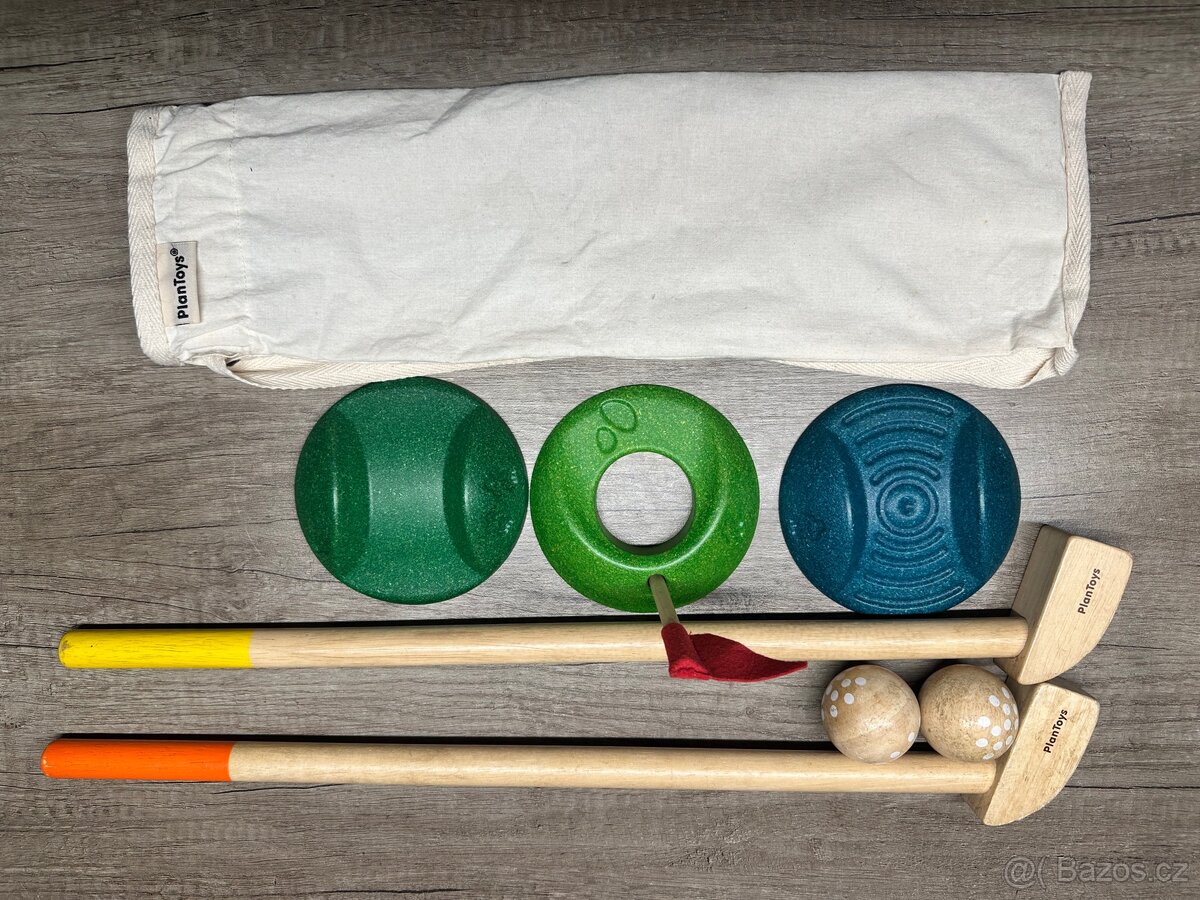 Dřevěný minigolf PlanToys - 2
