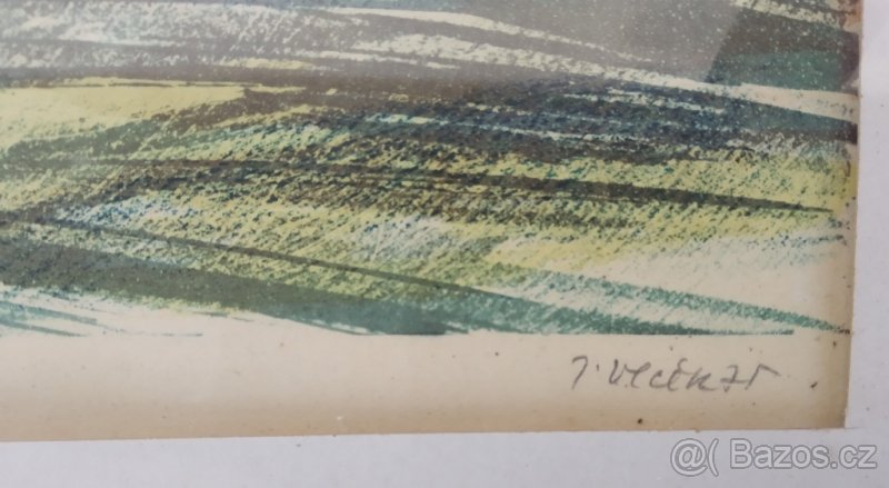 RETRO obraz vesnice - 2