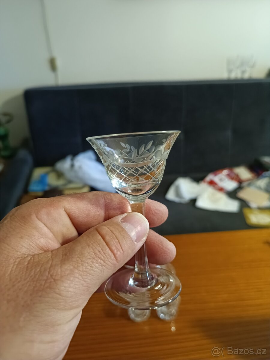 Broušené skleničky - 2