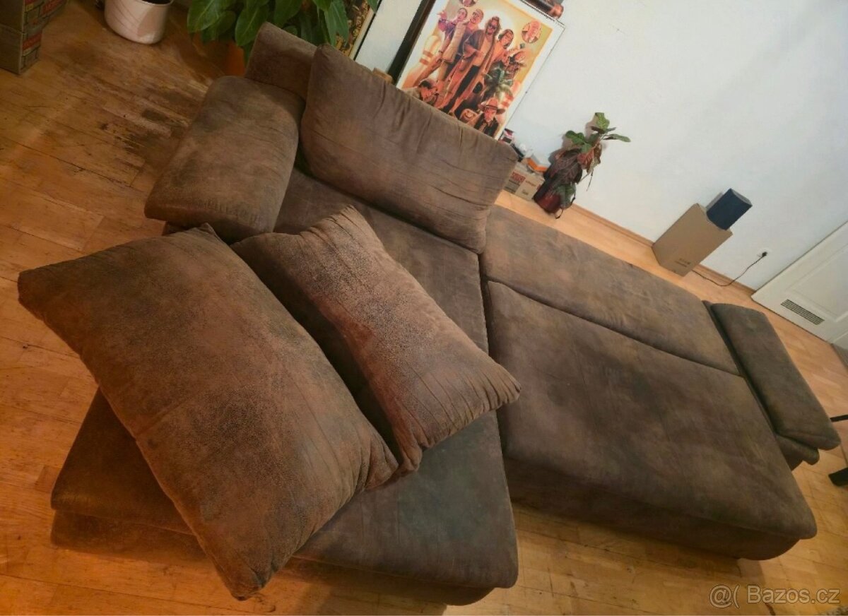 Rozkládací rohový gauč Vintage - 2