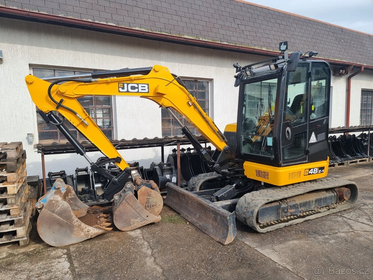JCB 48Z 2017 - pouze 1250mth, zachovalý stroj - 2