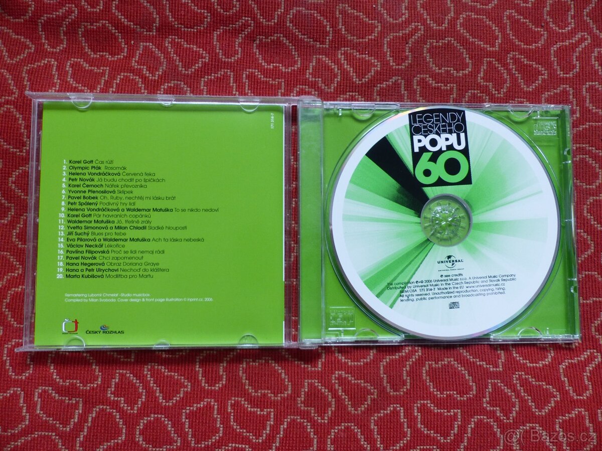 CD Legendy českého popu 60 - 2
