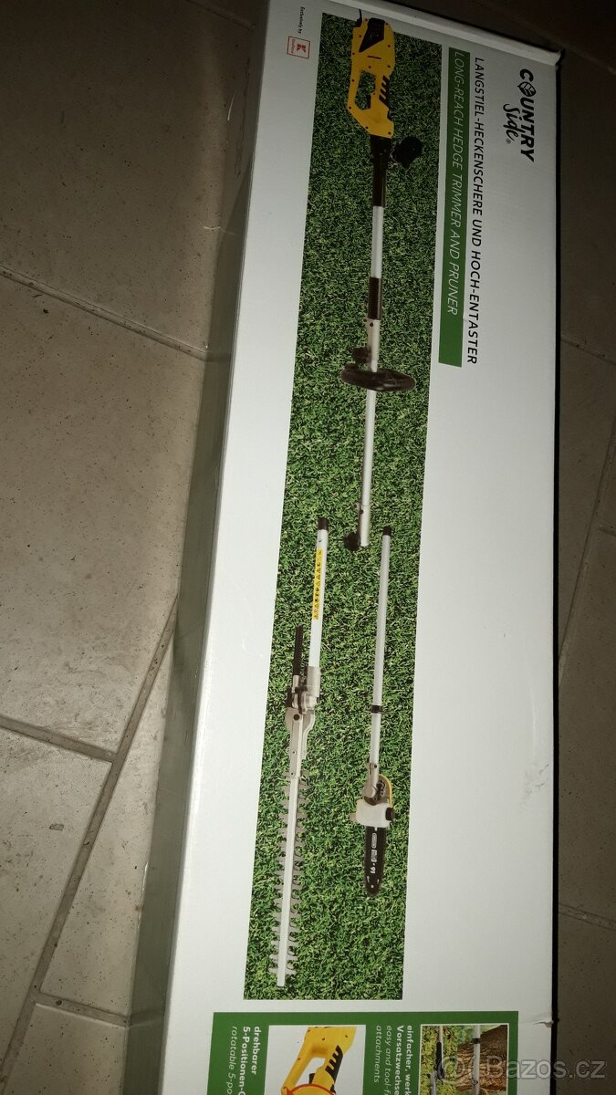 Elektricky křovinořez teleskopicky + el. pila - 2