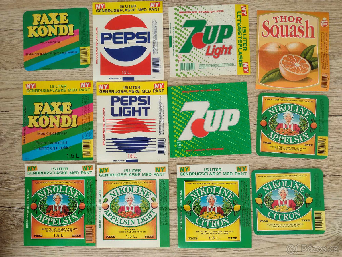 Predám staré etikety - alko, nealko - 2