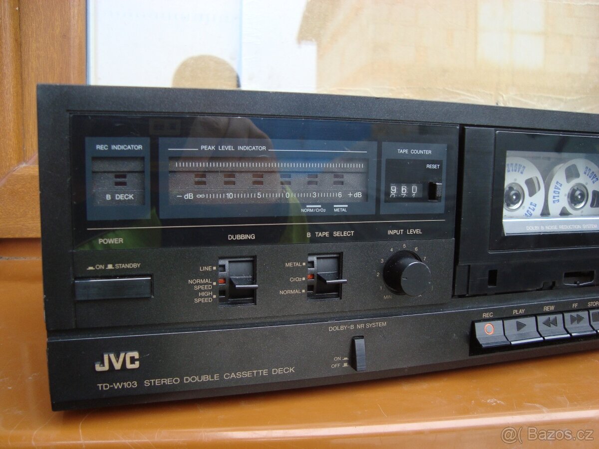 JVC TD-W103 Hi-fi double tape deck - 2