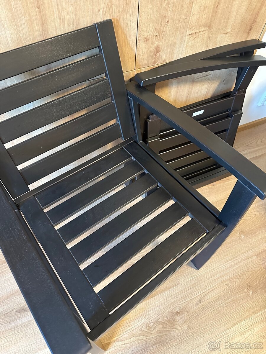 Zahradní židle IKEA set 2kusy (pořizovací cena 5 tisic) - 2