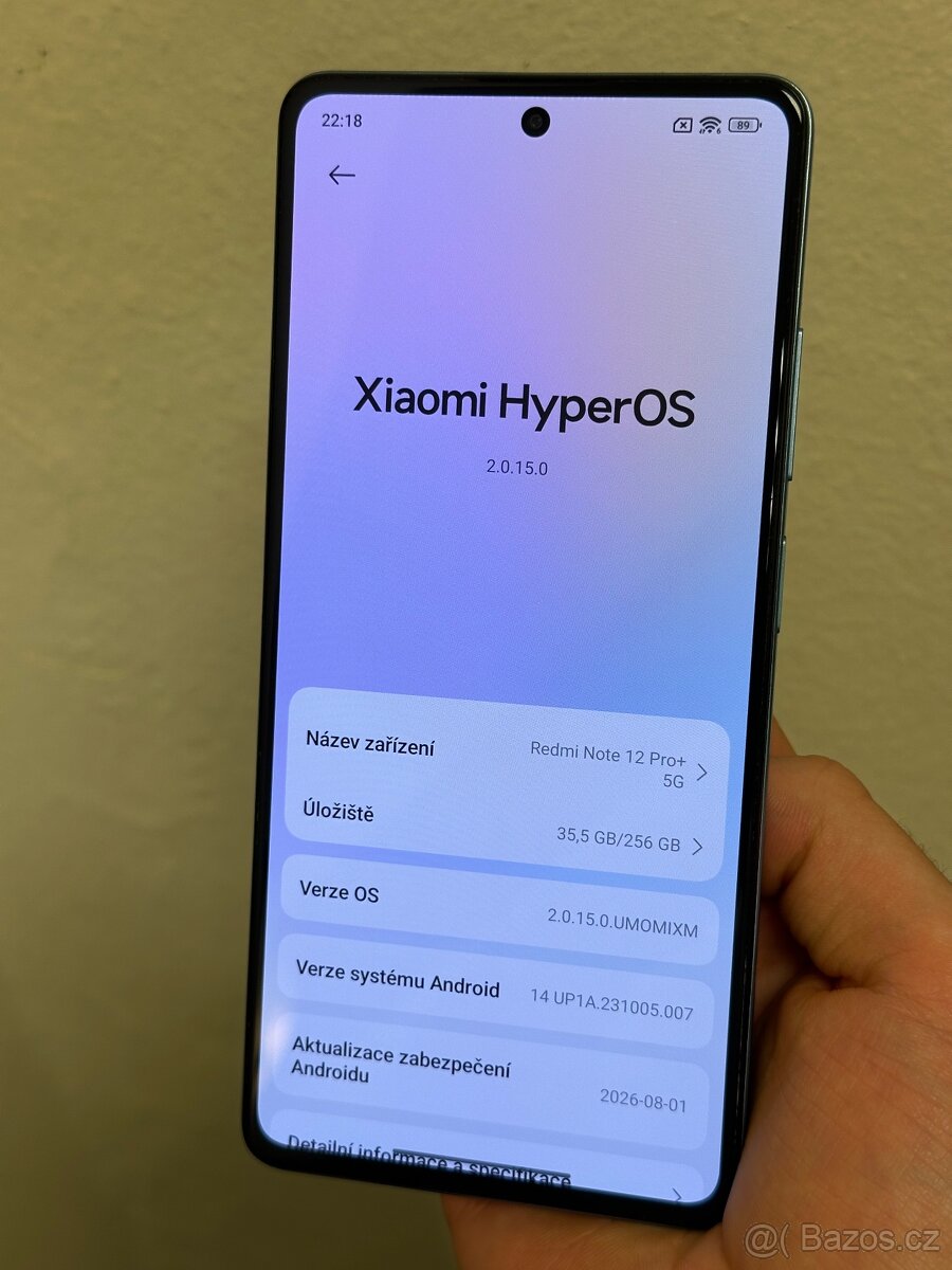 Xiaomi Redmi Note 12 Pro+ 5G 256GB Modrý - 2