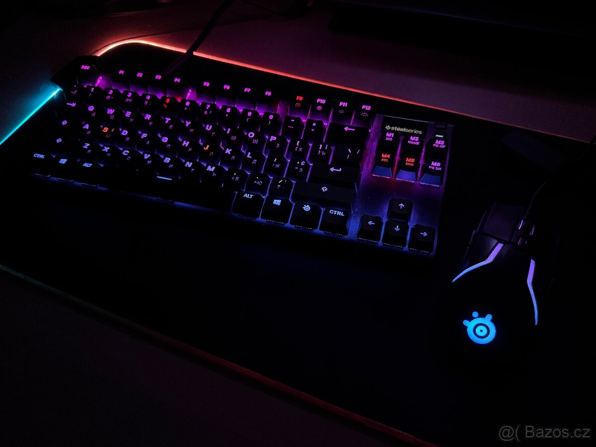 SteelSeries herní set: Apex 7 TKL, Rival 600, QcK Prism XL - 2