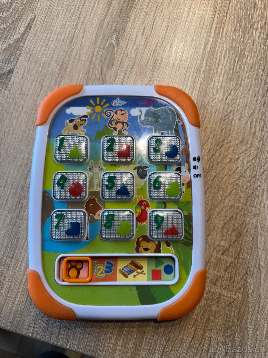 Hrající a svítící bubínek a hrající tablet - 2
