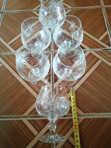 Broušené skleničky 6ks - 2