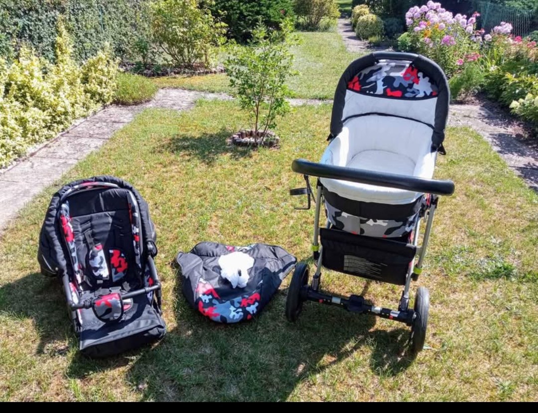 kočárek Babylux Largo Black dvojkombinace - 2