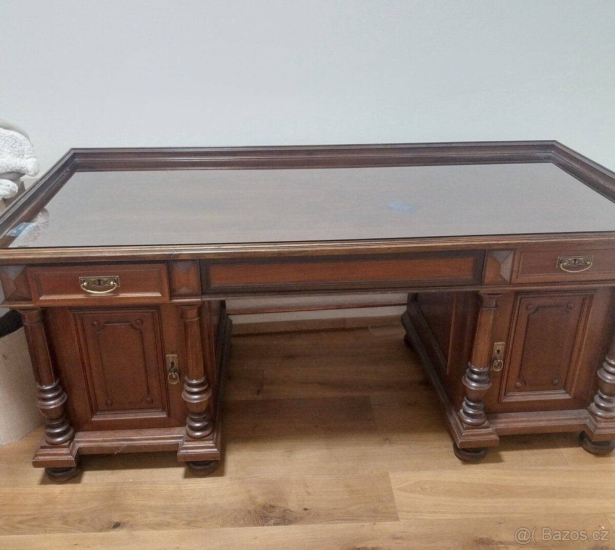 Starožitný psací stůl - zrenovovaný - 2