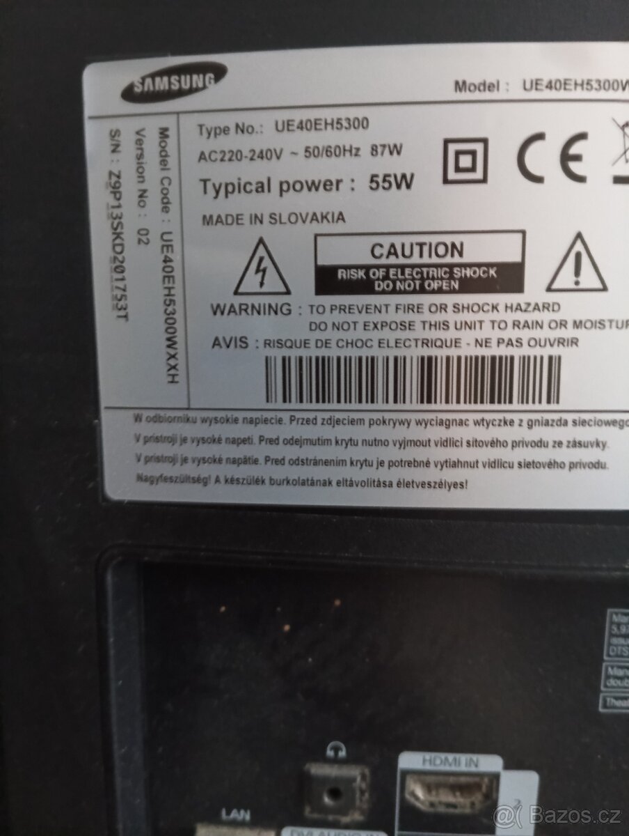 LED TV SAMSUNG, boxTESLA-300 a sluchátka SONY MDR RF855RK - 2