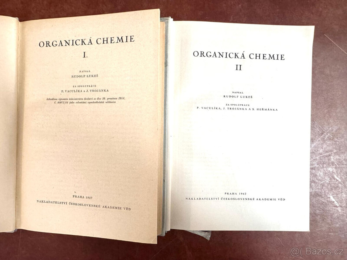 Organická chemie I., II. (Rudolf Lukeš a kol.) - 2