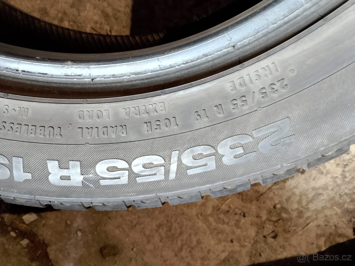 235/55/19 105h Continental - zimní pneu 2ks - 2