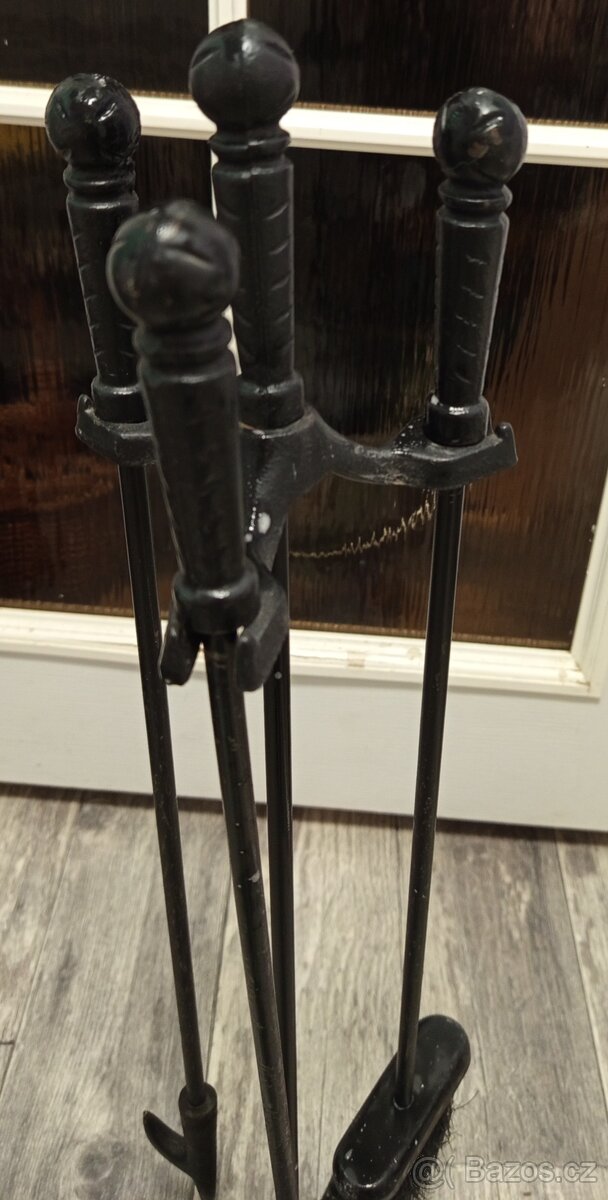 Rustikální sada krbového nářadí - 2