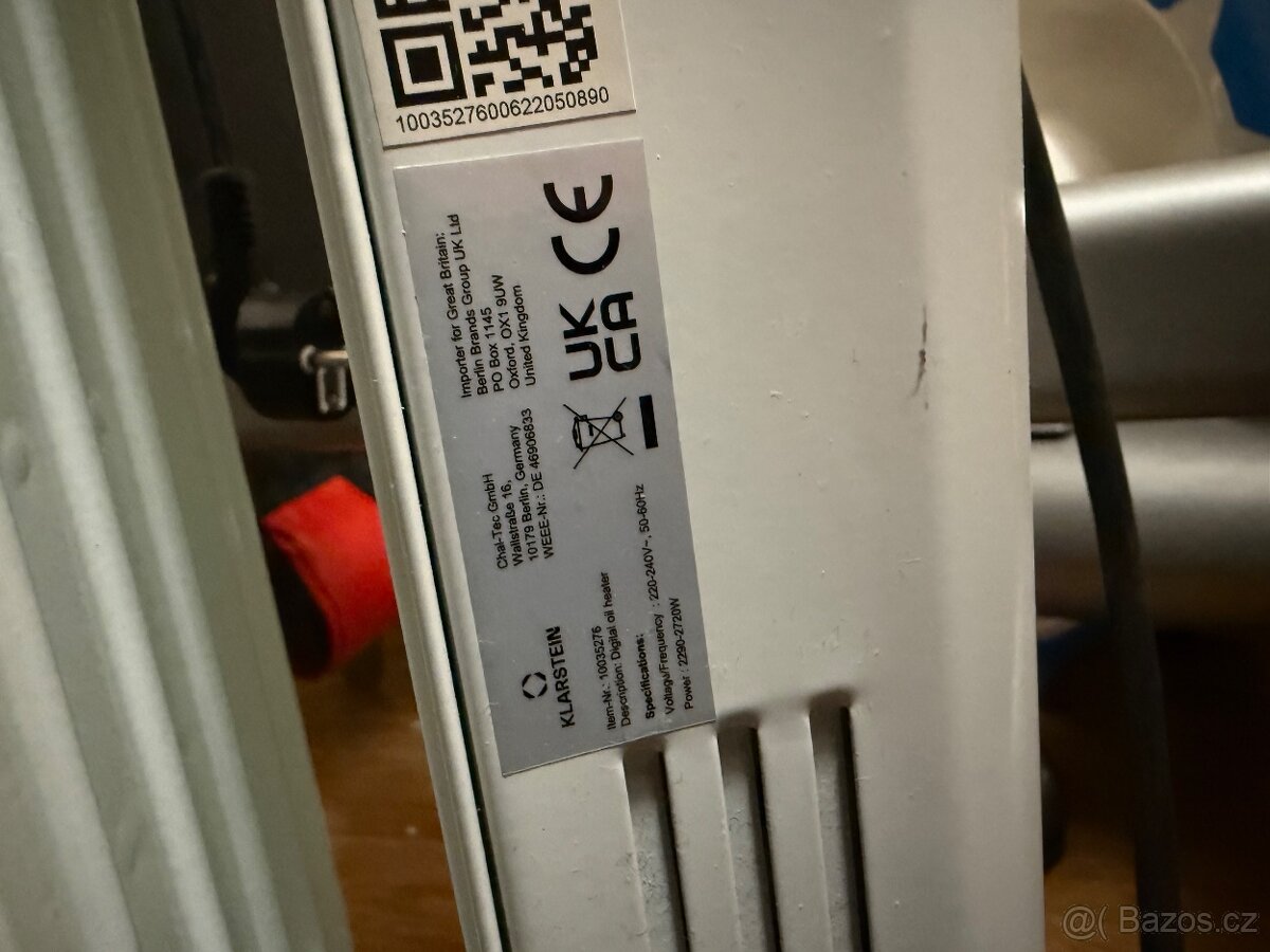 digitální olejový radiátor Klarstein Thermaxx Elevate Smart - 2