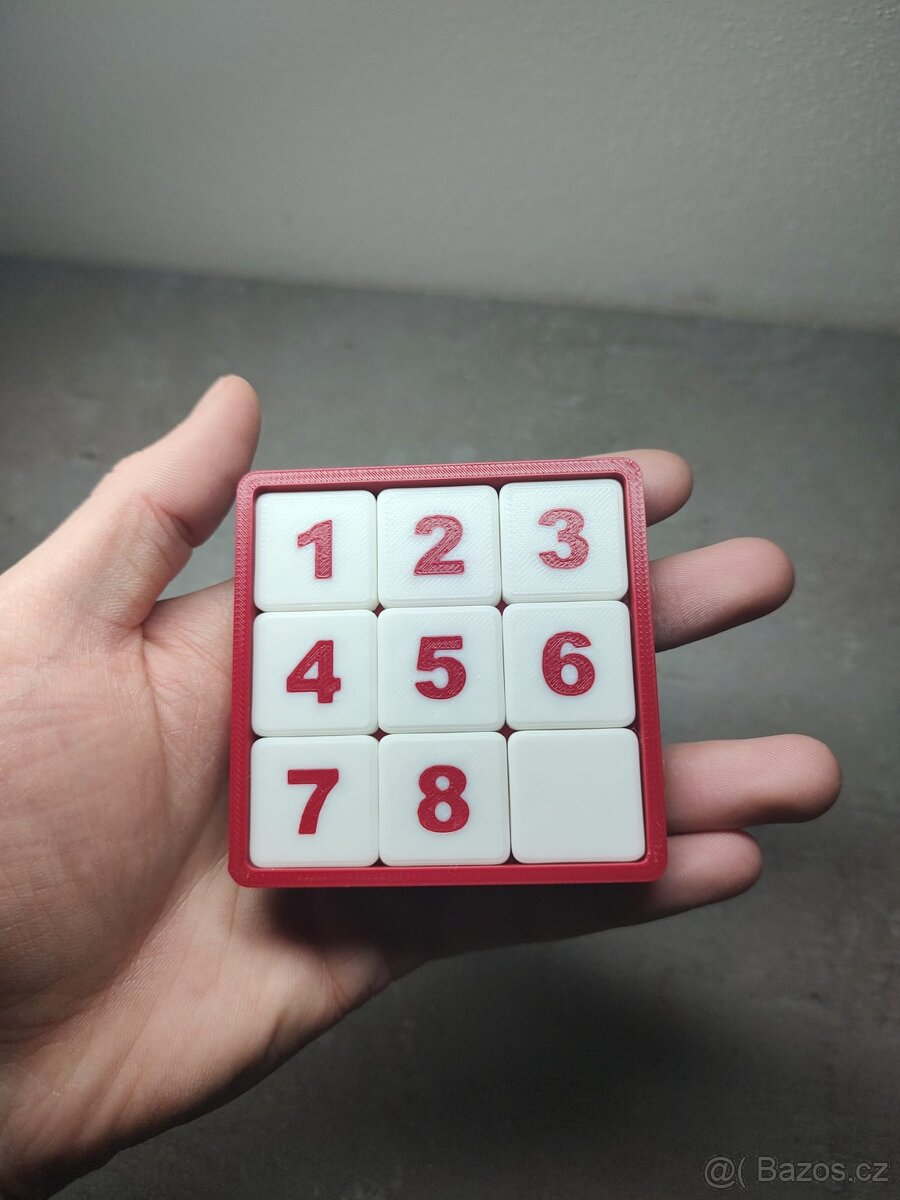 Hlavolam "Osmička" - 3D tisk - 2