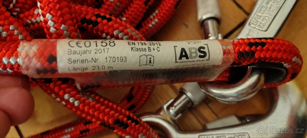 Montážní lano 23m Topsafe - 2