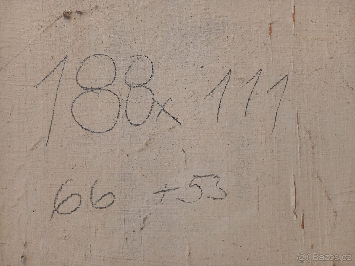 dveře s obálkou, masív, zdravé, světlost cca 111x188 - 2