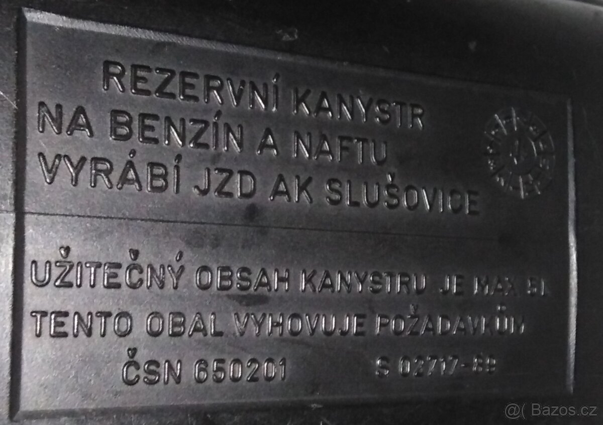 Kanystr 5l, pevný - 2